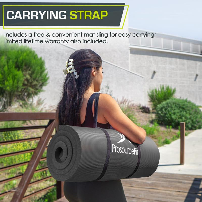 Extra Thick Yoga and Pilates Mat 1 Inch